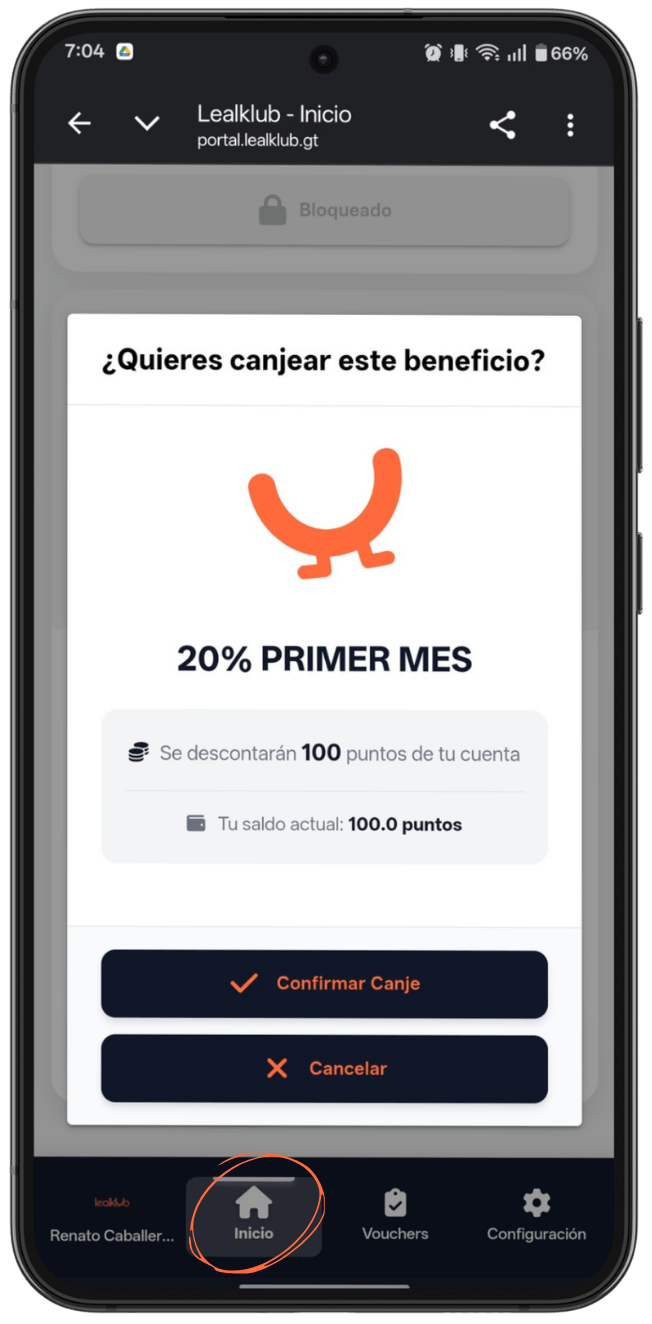 Catálogo de beneficios